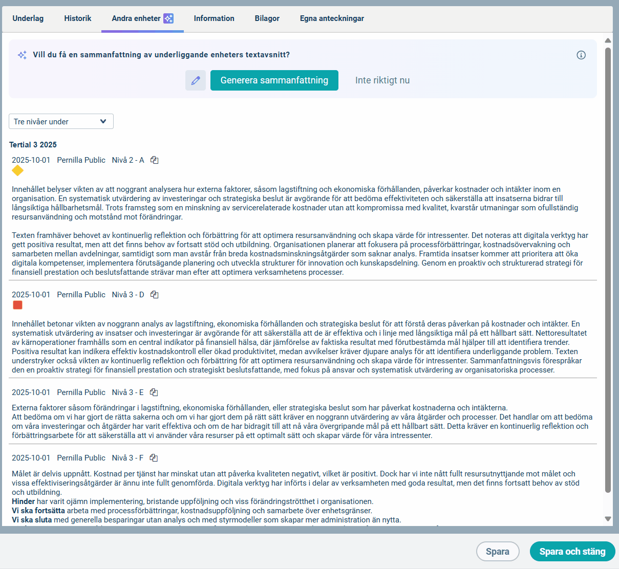 AI-summary follow-up