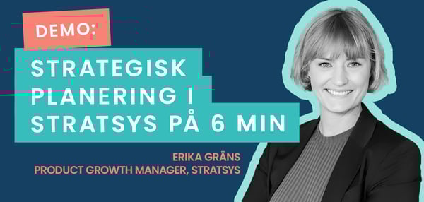 Strategisk planering i Stratsys på 6 minuter