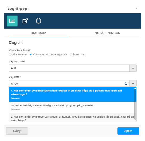 10. Utökat urval lokal admin
