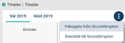 Frikoppla från Grundtimplan