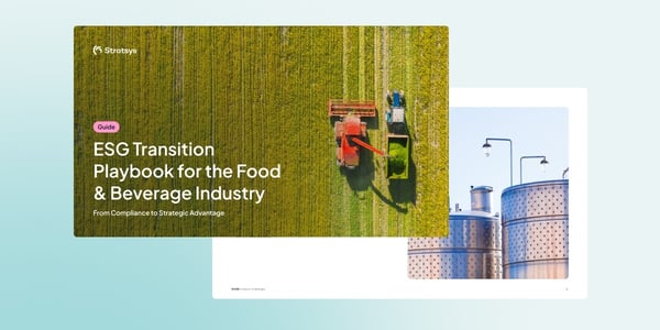 ESG Transition Playbook for the Food & Beverage Industry