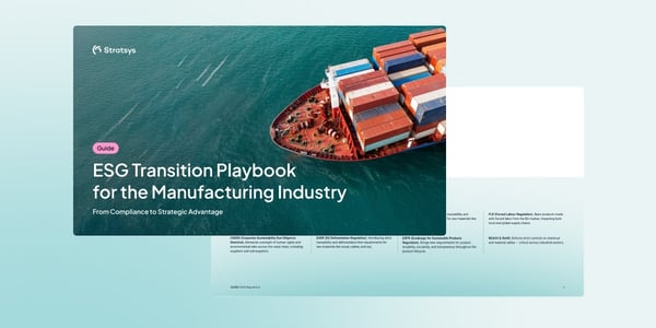 ESG Transition Playbook for the Manufacturing Industry