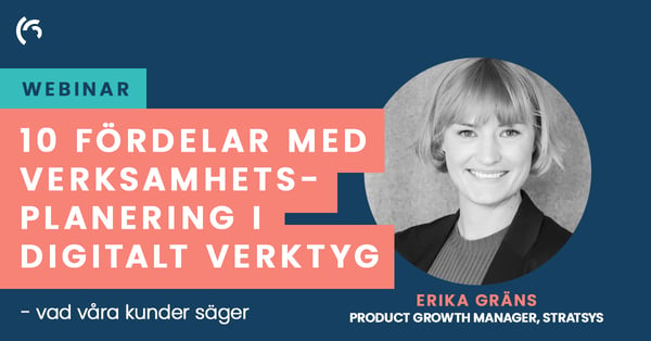 Webinarvideo - 10 fördelar med verksamhetsplanering i ett digitalt verktyg