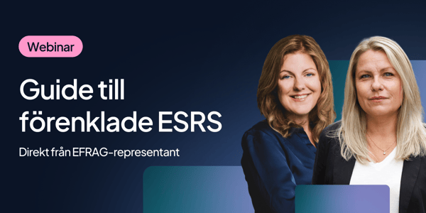 Guide till förenklade ESRS - Direkt från EFRAG representant