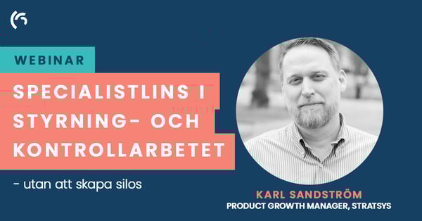 Webinarvideo - Specialistlins i styrning- och kontrollarbetet – utan att skapa silos!