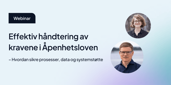 Effektiv håndtering av kravene i Åpenhetsloven