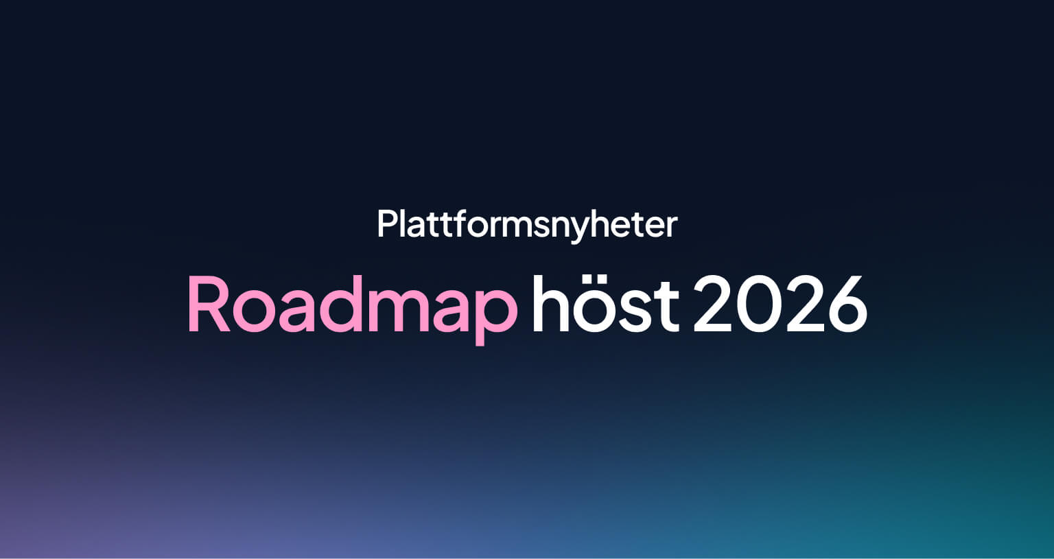 roadmaphöst2026