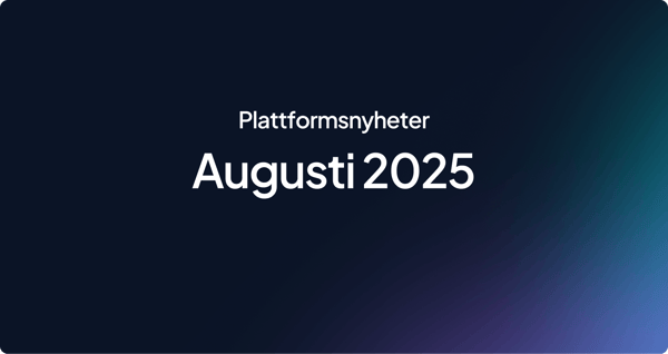 Plattformsnyheter | Augusti