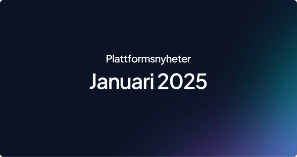 Plattformsnyheter | Januari 2025