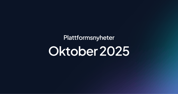 Plattformsnyheter | Oktober