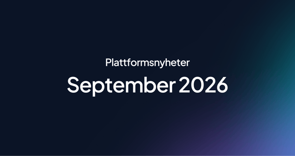 Plattformsnyheter | September