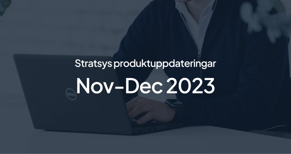 Plattformsuppdateringar - November-December 2023