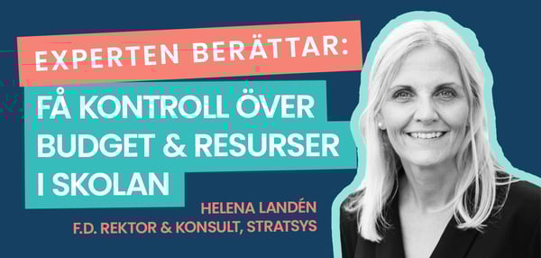 Få kontroll över budget och resurser i skolan