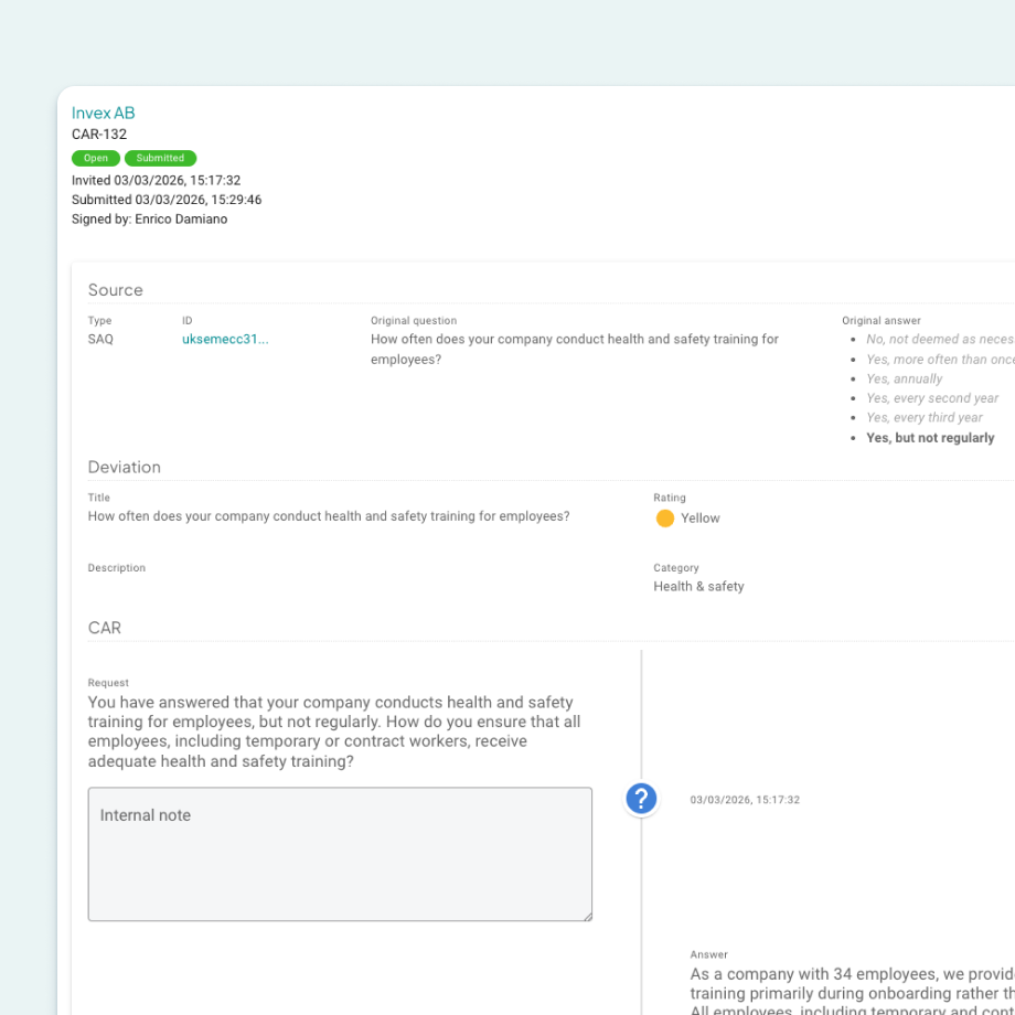 CAR-Due-diligence-26-Deviation-management