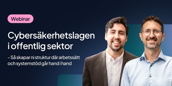 Cybersäkerhetslagen i offentlig sektor