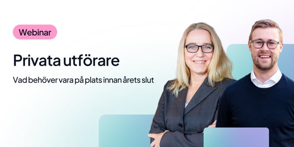 Privata utförare: vad ni behöver ha på plats innan årets slut