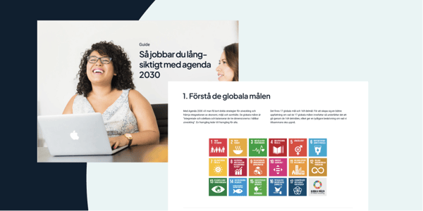 Så jobbar du långsiktigt med Agenda 2030