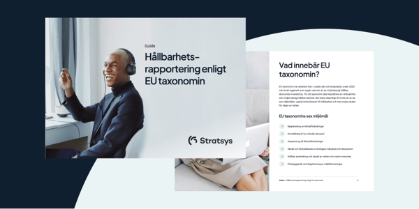 Hållbarhetsrapportering enligt EU Taxonomin