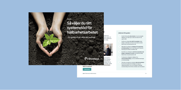 Så väljer du rätt systemstöd för hållbarhetsarbetet - En guide till att välja rätt verktyg